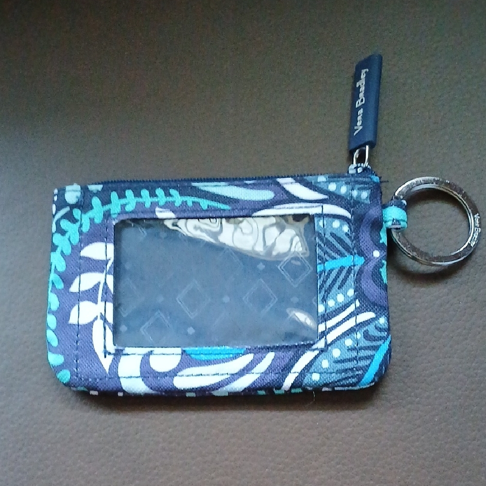 Vera Bradley Blue and White Patterned ID Holder
